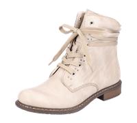 Rieker Schnürstiefelette Kaltfutter für Damen, beige, Größe 38 EU