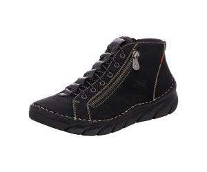 Rieker Schnürstiefelette Kaltfutter für Damen, schwarz, Größe 36 EU