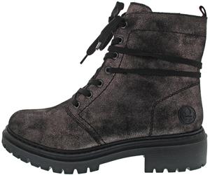Rieker Schnürstiefelette Metallic - Silber / 40