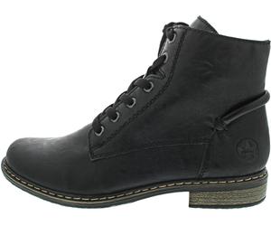 Rieker Schnürstiefelette Schwarz - Schwarz / 40