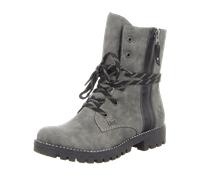 Rieker Schnürstiefelette Warmfutter für Damen, grau, Größe 36 EU