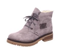Rieker Schnürstiefelette Warmfutter für Damen, grau, Größe 36 EU