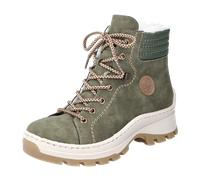 Rieker Schnürstiefelette Warmfutter für Damen, grün, Größe 37 EU