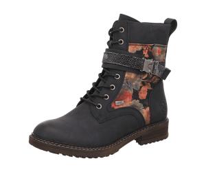Rieker Schnürstiefeletten für Damen, blau, Größe 37 EU