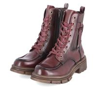 Rieker Schnürstiefeletten - Gr. 36 - Schwarz - Synthetik
