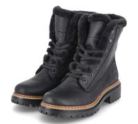 Winterstiefelette RIEKER, Damen, Gr. 41, schwarz, Lederimitat, unifarben, Schuhe Winterstiefelette, Schnürboots, Profilsohle -150 Jahre Rieker Jubiläumsartikel (49765727-41) schwarz