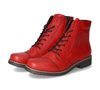 Rieker Schnürstiefelette 73504-33 Damen Rot Gr. 36