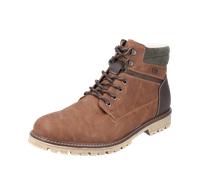 Rieker Herren Schnürstiefeletten F3611, Männer Stiefeletten, wasserabweisend, riekerTEX,Stiefel,bootee,Booties,halbstiefel,braun (25),44 EU / 9.5 UK