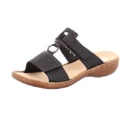 Rieker 60885 Schuhe Damen Pantoletten Sandalen, Größe:38 EU, Farbe:Schwarz