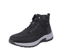Rieker Winterschuhe 11020-00 (Schnürstiefel mit Rauhleder Matieral) schwarz/carbongrau Herren, Größe Euro (US) 47 (13)