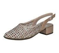Rieker Damenschuhe Sling 4707890 (470) metallic silver-gold/muschel Größe 42