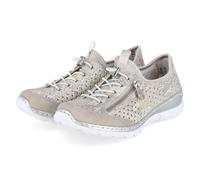 Rieker Slip-On-Sneaker Beige - Gr. 36 - Textil