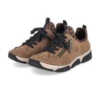 Rieker Slip On Sneaker - Gr. 36 - Braun - Textil & Synthetik