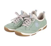 Rieker Slip-On-Sneaker - Gr. 37 - Grün - Textil & Synthetik
