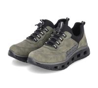 Rieker Slip-On-Sneaker - Gr. 40 - Grün - Textil & Synthetik