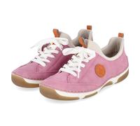 Rieker Slip-On-Sneaker Rosa - Gr. 37 - Leder und Textil