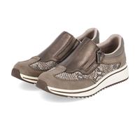Rieker Slip-On-Sneaker Taupe - Gr. 39 - Textil