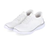 Rieker M5066-80 Damen Slip On Sneaker Textil in Weiss - Gr. 36 | Clean und komfortabel: Rieker Damen Sneaker in Weiß - perfekt für Alltag, Freizeit und vielseitige Looks.