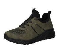 Rieker Damen Low-Top Sneaker M4970, Frauen Halbschuhe, lose Einlage,Keilabsatz,Wedge Heel,straßenschuhe,Strassenschuhe,grün (54),37 EU / 4 UK