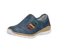 Rieker Slipper für Damen, blau, Größe 39 EU