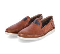 Rieker Slipper - Gr. 42 - Braun - Glattleder