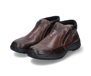 Rieker Slipper - Gr. 42 - Braun - Kunstleder