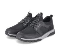 Rieker Herren Sneaker B9351, Männer Schnürschuhe, lose Einlage,straßenschuhe,Strassenschuhe,Schnuerung,lace-up Shoes,schwarz (00),42 EU / 8 UK