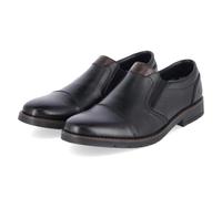 Rieker Slipper - Gr. 45 - Schwarz - Leder