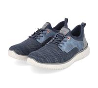Rieker Herren Low-Top Sneaker B9651, Männer Halbschuhe,Sportschuhe,Freizeitschuhe,Turnschuhe,Laufschuhe,straßenschuhe,blau (14),46 EU / 11 UK