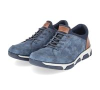 Rieker Slipper - Gr. 47 - Blau - Textil & Synthetik