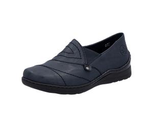 Rieker Slipper GZ für Damen, blau, Größe 36 EU