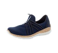 Rieker Slipper Halbschuh Casual für Damen, blau, Größe 36 EU