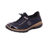 Rieker N3268-01 Schuhe Damen Halbschuhe Sneaker Schnürschuh, Größe:39 EU, Farbe:Blau