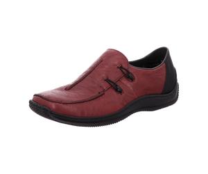 Rieker Slipper Halbschuh Casual für Damen, rot, Größe 37 EU