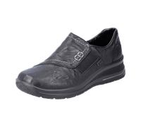 Rieker Slipper Halbschuh Casual für Damen, schwarz, Größe 36 EU