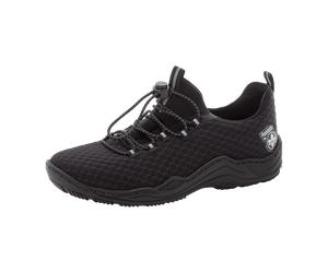 Rieker Slipper Halbschuh Casual für Damen, schwarz, Größe 37 EU