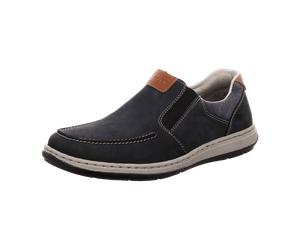 Rieker Slipper Halbschuh für Herren, blau, Größe 42 EU