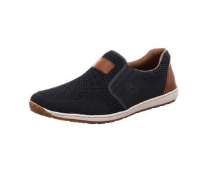 Rieker Slipper Halbschuh für Herren, blau, Größe 45 EU
