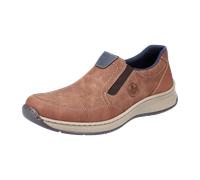 Rieker Slipper 14362 Herren Braun – Stretcheinsätze, lose Einlage – Größe 46
