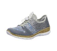 Rieker Damen Low-Top Sneaker N4255, Frauen Halbschuhe,Sportschuhe,Freizeitschuhe,Turnschuhe,Laufschuhe,straßenschuhe,blau (12),40 EU / 6.5 UK