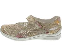 Rieker Damen Slipper 48996-90 – luftdurchlässig – Multicolor Größe EU 36