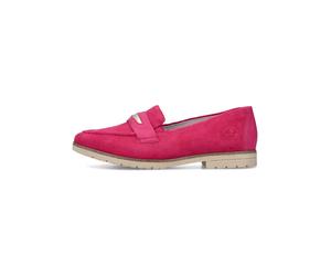 Rieker Slipper Leder/Synthetik Fuchsia - 38