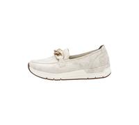 Rieker Slipper Lederimitat Beige/Gold - 40