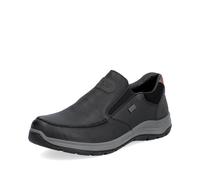 Rieker Herren Slipper 03651, Männer Slip On, lose Einlage, wasserabweisend, riekerTEX,Slides,Schlupfschuhe,schluepfschuhe,schwarz (00),42 EU / 8 UK