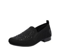 Rieker Damen Slipper 51989-00 schwarz Gr. 42