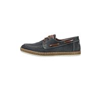 Rieker B5220-14 Herren Schnürschuhe Rauleder in blau - Gr. 40