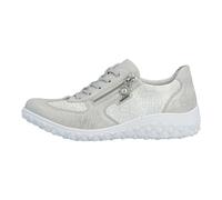 Rieker Sneaker 59501 (Kunstleder, mit seitlichen Reissverschluss) silber/platinum Damen, Größe Euro (US) 37 (6)
