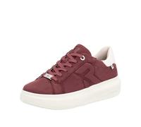 Plateausneaker RIEKER EVOLUTION Gr. 39, rot (bordeau x, offwhite) Damen Schuhe (58798366-39) bordeau x, offwhite