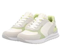 Rieker Sneaker (Glattleder) W2400 weiss/grau/grün Damen, Größe Euro (US) 40 (8,5)