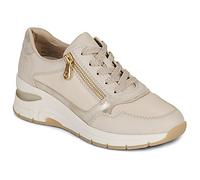 Sneaker RIEKER Gr. 38, beige (hellbeige) Damen Schuhe Sneaker mit seitlichem Reißverschluss, Freizeitschuh, Halbschuh, Schnürschuh Bestseller (45536367-38)